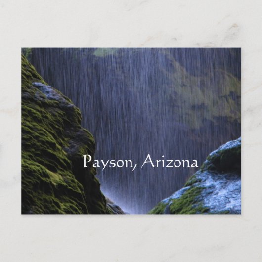rust in de herfsten briefkaart Payson, Arizona (Voorkant)