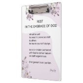 Rust in de omhelzing van Gods gedicht Klembord (Links)