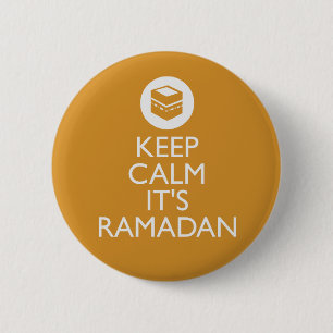 rust in de ramadan ronde button 5,7 cm
