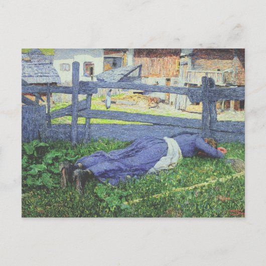 Rust in de schaduw briefkaart (Voorkant)