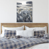 Rust in de winter canvas afdruk (Insitu (Slaapkamer))