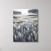 Rust in de winter canvas afdruk (Voorkant)