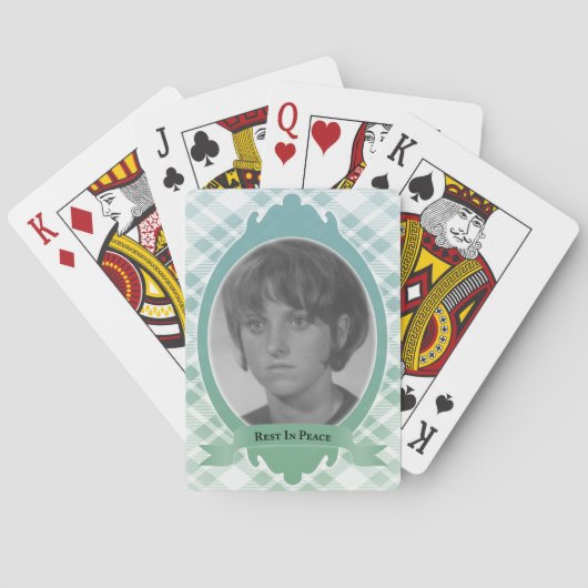 rust in een gedenkteken pokerkaarten (Achterkant)