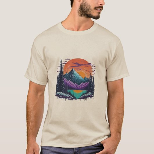Rust in Frost - Een Winter Landschap T-shirt (Voorkant)