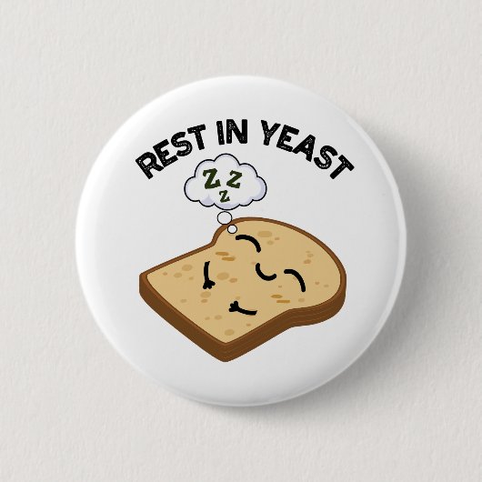 Rust In Gist Funny Brood Grappen  Ronde Button 5,7 Cm (Voorkant)