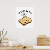 Rust In Gist Grappige Brood Grappen  Poster (Keuken)