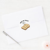 Rust In Gist Grappige Brood Grappen  Ronde Sticker (Envelop)