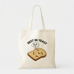 Rust in gist Grappige broodpuns Tote Bag