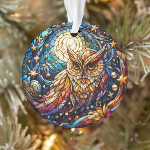 Rust in Glass A Floral Glas in lood Window Ornament