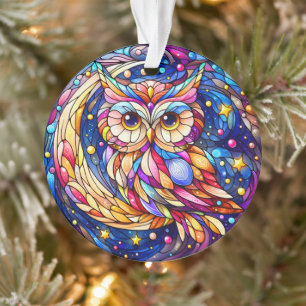 Rust in Glass A Floral Glas in lood Window Ornament