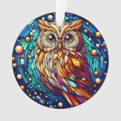 Rust in glazen bank en bloemen op vlekken ornament (voorkant)