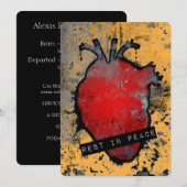 rust in het anatomische hart in vrede (Voorkant / Achterkant)