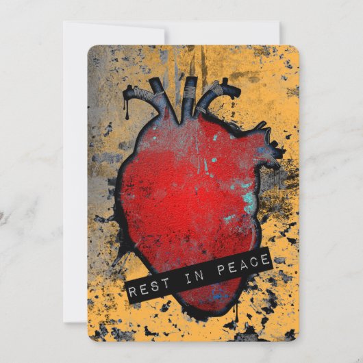 rust in het anatomische hart in vrede (Voorkant)