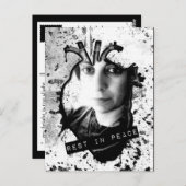 rust in het anatomische hart in vrede briefkaart (Voorkant / Achterkant)