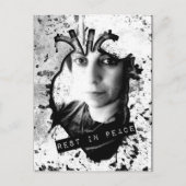 rust in het anatomische hart in vrede briefkaart (Voorkant)