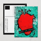 rust in het emo - hart briefkaart (Voorkant / Achterkant)