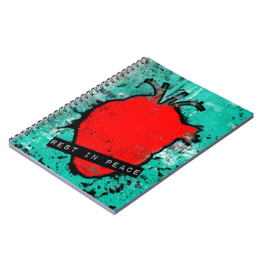 rust in het emo - hart notitieboek (Linkerzijde)