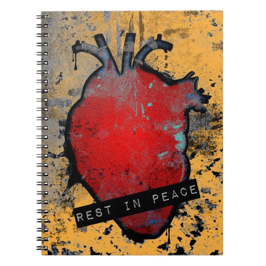 rust in het emo - hart notitieboek (Voorkant)