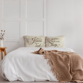 RUST IN JEZUS Christelijk Quote Kussen Hoesje Set Kussensloop