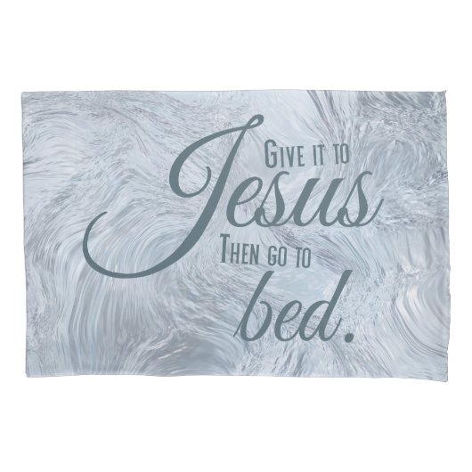 RUST IN JEZUS Christelijk Quote Kussen Hoesje Set Kussensloop (Voorkant-Links)