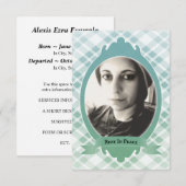 Rust in Peace Memorial Aankondigingen (Voorkant / Achterkant)