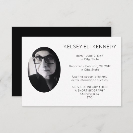 rust in vrede (Voorkant / Achterkant)