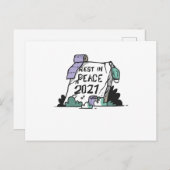 Rust in vrede 2021 briefkaart (Voorkant / Achterkant)