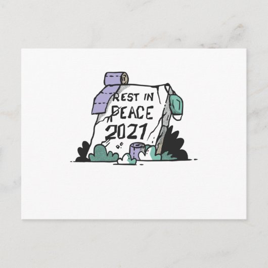 Rust in vrede 2021 briefkaart (Voorkant)