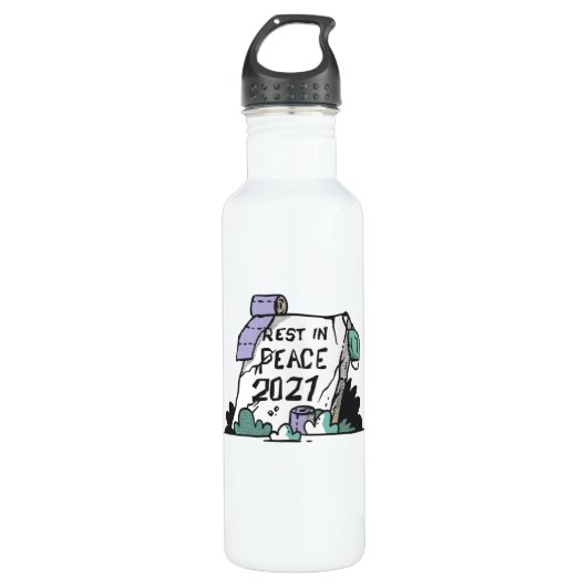 Rust in vrede 2021 waterfles  (Voorkant)