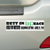 Rust in vrede bumpersticker (Op auto)