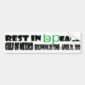 Rust in vrede bumpersticker (Voorkant)