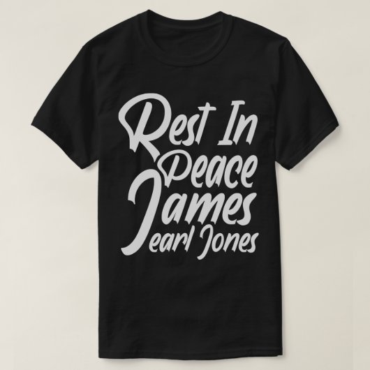 Rust in vrede James Earl Jones T-shirt (Design voorkant)
