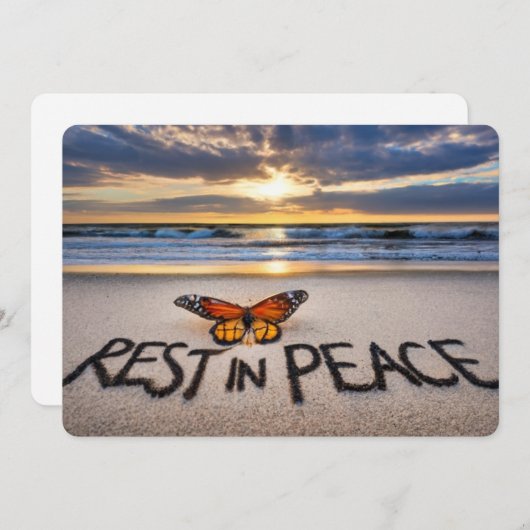 rust in vrede kaart (Voorkant / Achterkant)