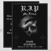 Rust in vrede mijn vriend (Voorkant / Achterkant)