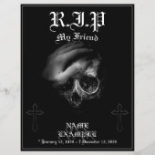 Rust in vrede mijn vriend (Voorkant)