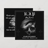 Rust in vrede mijn vriend (Voorkant / Achterkant)