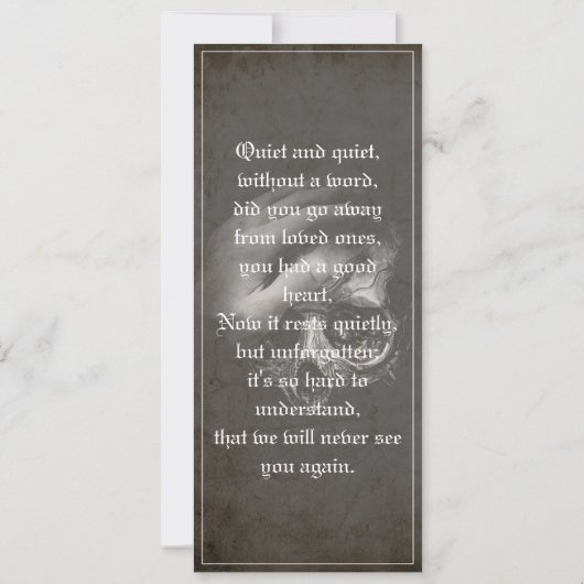 Rust in vrede mijn vriend - vintage (Achterkant)