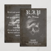 Rust in vrede mijn vriend - vintage (Voorkant / Achterkant)