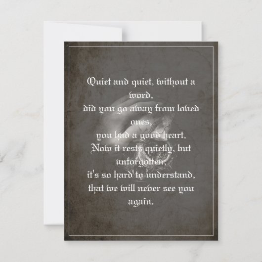 Rust in vrede mijn vriend - vintage (Achterkant)