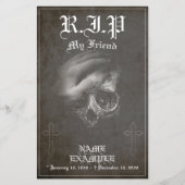 Rust in vrede mijn vriend - vintage (Voorkant)