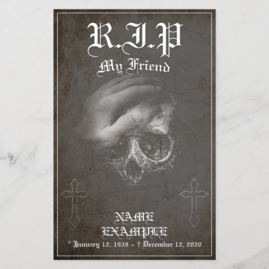 Rust in vrede mijn vriend - vintage (Voorkant)