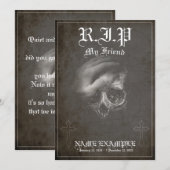 Rust in vrede mijn vriend - vintage (Voorkant / Achterkant)