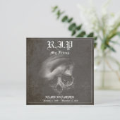 Rust in vrede mijn vriend - vintage (Staand voorkant)