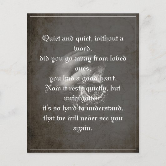 Rust in vrede mijn vriend - vintage (Achterkant)