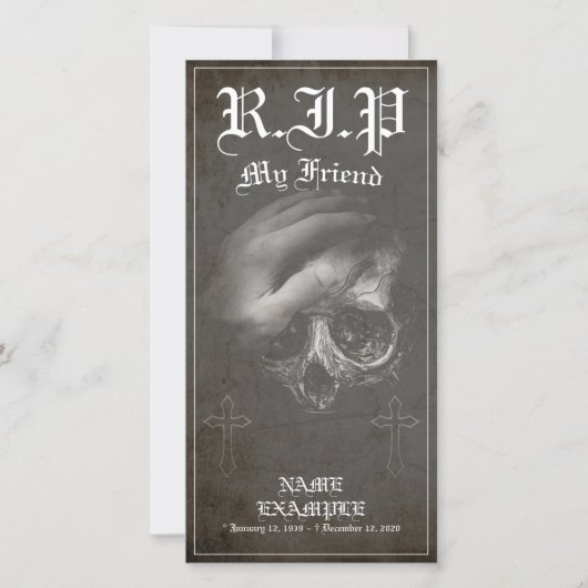 Rust in vrede mijn vriend - vintage (Voorkant)