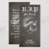 Rust in vrede mijn vriend - vintage (Voorkant / Achterkant)