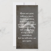 Rust in vrede mijn vriend - vintage (Achterkant)