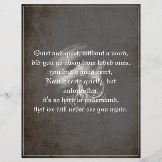 Rust in vrede mijn vriend - vintage (Achterkant)