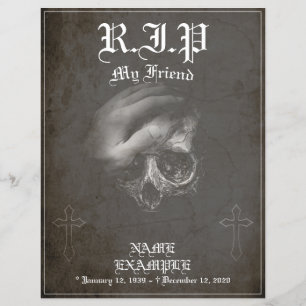 Rust in vrede mijn vriend - vintage