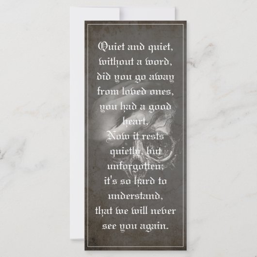 Rust in vrede mijn vriend - vintage (Achterkant)